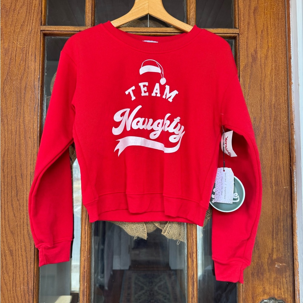 Red 'Team Naughty' Sweatshirt